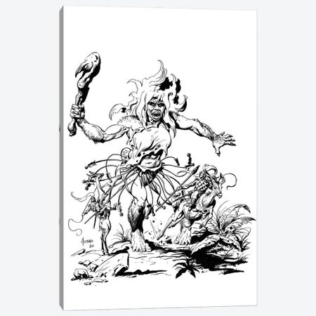 Tarzan® and the Ant Men Frontispiece Canvas Print #JJU41} by Joe Jusko Canvas Print