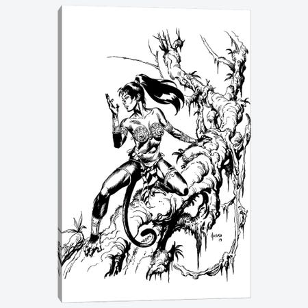 Tarzan® the Terrible Frontispiece Canvas Print #JJU46} by Joe Jusko Canvas Art