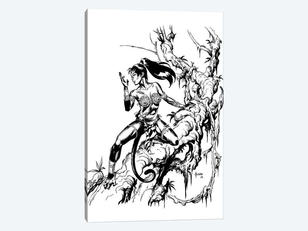 Tarzan® the Terrible Frontispiece by Joe Jusko 1-piece Canvas Print