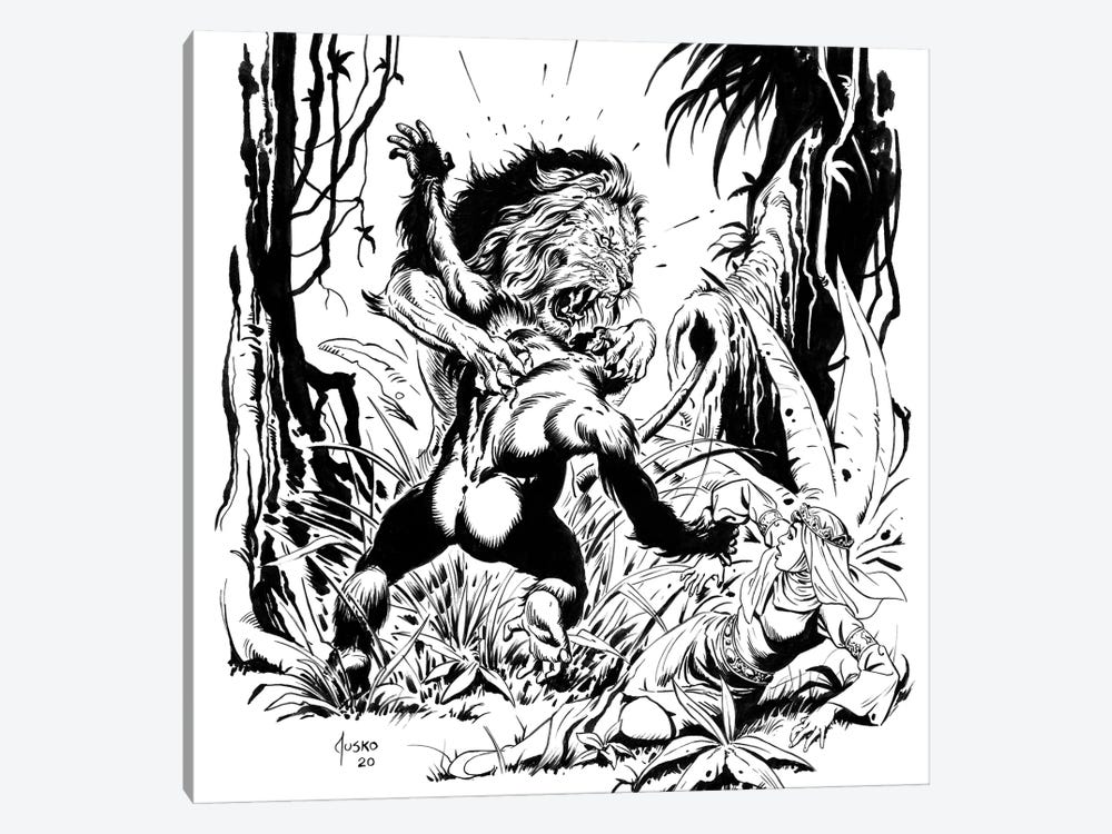 Tarzan®, Lord of the Jungle® Frontispiece by Joe Jusko 1-piece Art Print