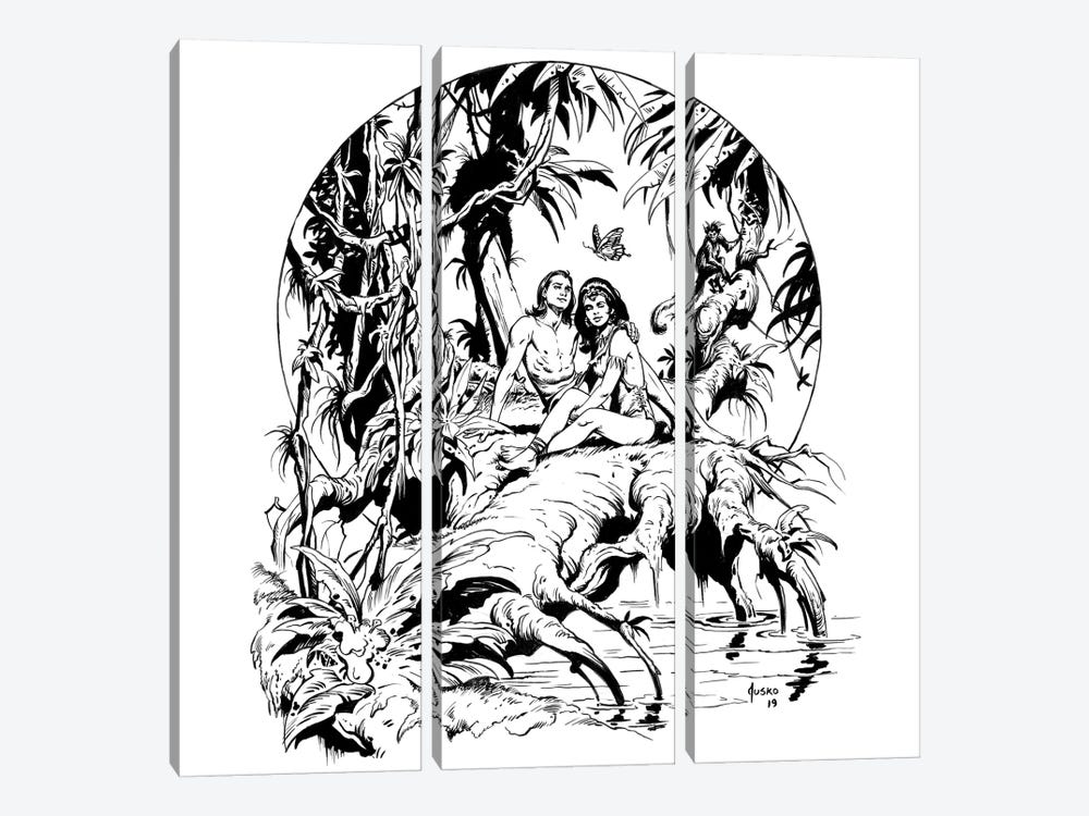 The Son of Tarzan® Frontispiece by Joe Jusko 3-piece Art Print