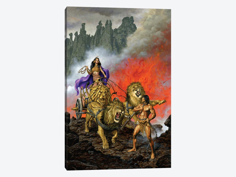 Tarzan® And The City Of Gold by Joe Jusko 1-piece Canvas Art Print