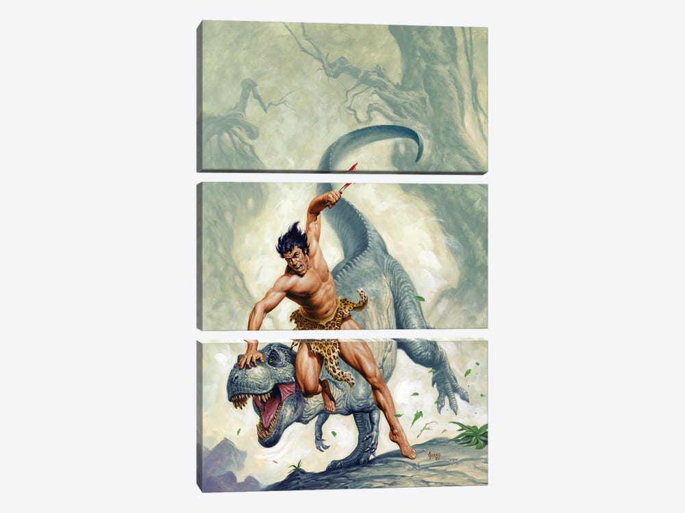 Tarzan® And The Forbidden City by Joe Jusko 3-piece Canvas Art