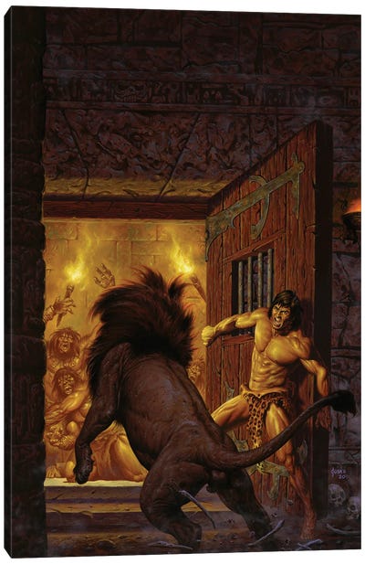 Tarzan® The Invincible Canvas Art Print - The Edgar Rice Burroughs Collection