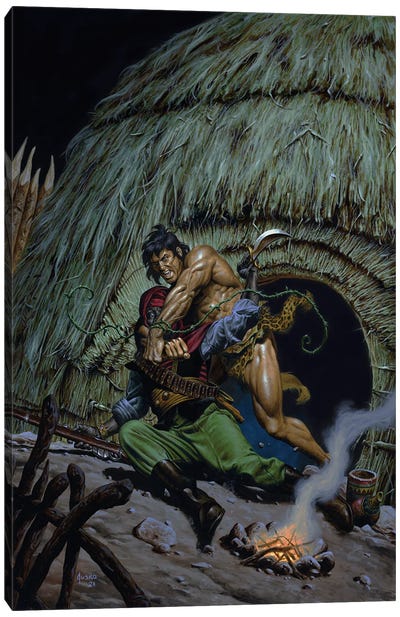 Tarzan® Triumphant Canvas Art Print - Tarzan