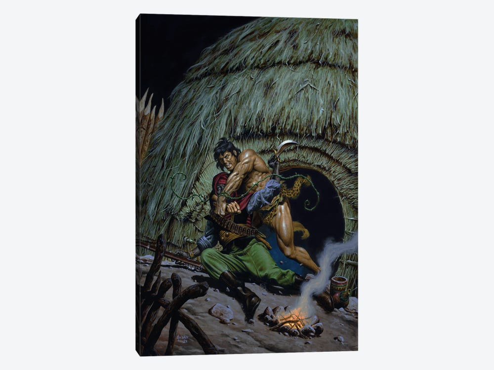 Tarzan® Triumphant by Joe Jusko 1-piece Canvas Art Print