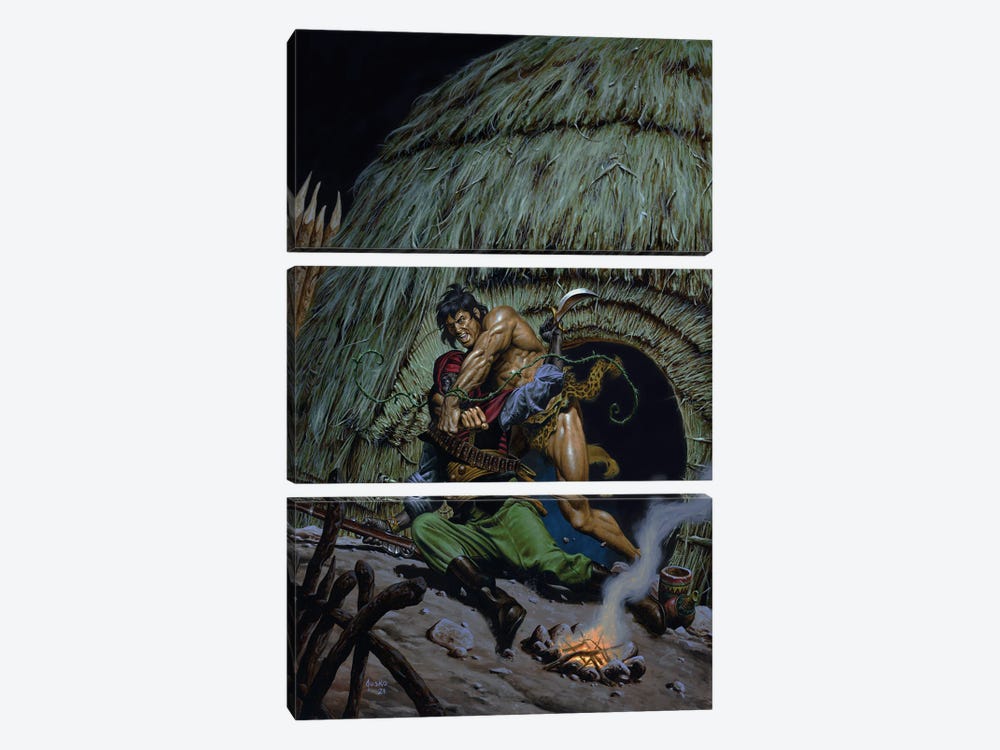 Tarzan® Triumphant by Joe Jusko 3-piece Art Print