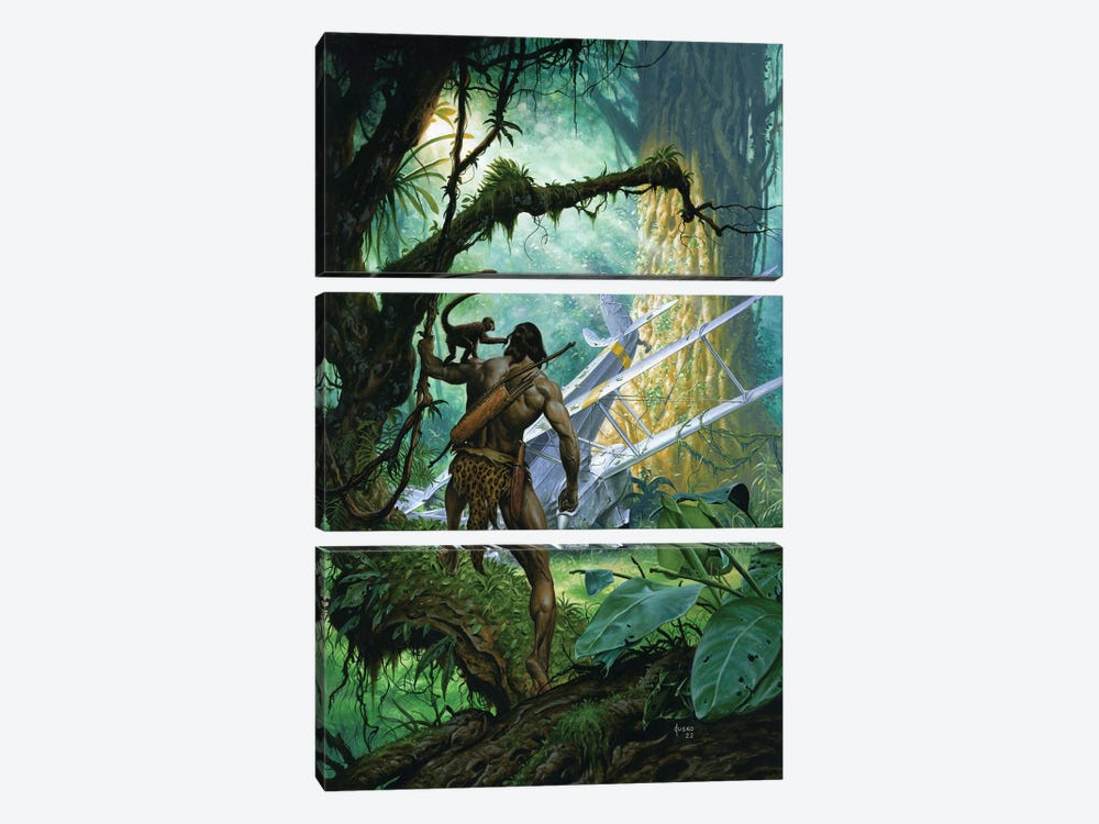 Tarzan's Quest by Joe Jusko 3-piece Art Print