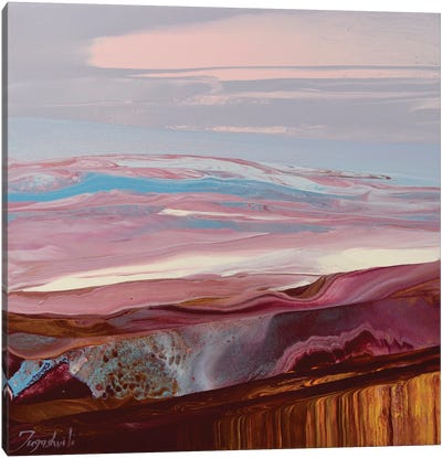 Crimson Landscape IV Canvas Art Print - Jacob Jugashvili