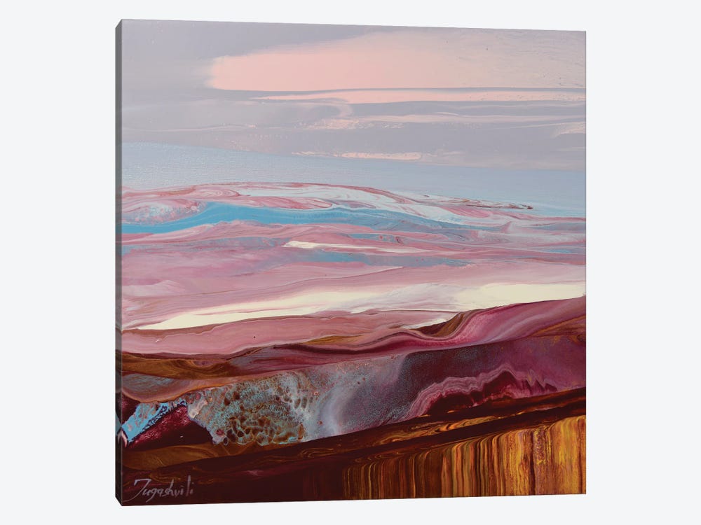 Crimson Landscape IV by Jacob Jugashvili 1-piece Canvas Wall Art