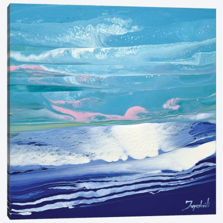 Pink And Blue I Canvas Print #JJV18} by Jacob Jugashvili Art Print