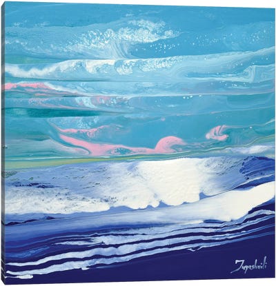 Pink And Blue I Canvas Art Print - Jacob Jugashvili