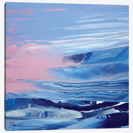 Pink And Blue VII Canvas Print #JJV19} by Jacob Jugashvili Canvas Print