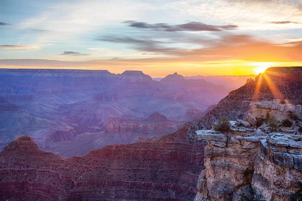 Canyons: Arizona, Grand Canyon National Park, South Rim, Mather Point, Sunrise by Jamie & Judy Wild