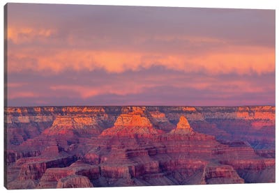 Arizona, Grand Canyon National Park, South Rim, Sunset Canvas Art Print - Jamie & Judy Wild