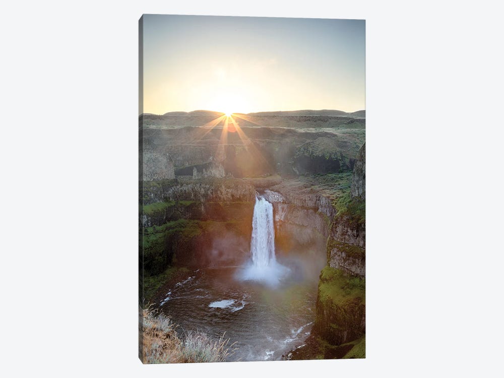 Washington State, Palouse Falls State Park, Palouse Falls, sunrise by Jamie & Judy Wild 1-piece Canvas Wall Art