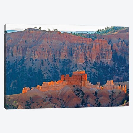 Utah, Bryce Canyon National Park. View of canyon with hoodoos Canvas Print #JJW49} by Jamie & Judy Wild Canvas Art Print