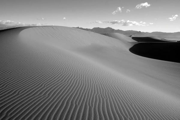 Death Valley National Park: USA, California. Death Valley National Park, Mesquite Flats Sand Dunes. by Jamie & Judy Wild