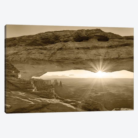 USA, Utah. Canyonlands National Park, Island in the Sky, Mesa Arch, sunrise. Canvas Print #JJW56} by Jamie & Judy Wild Art Print