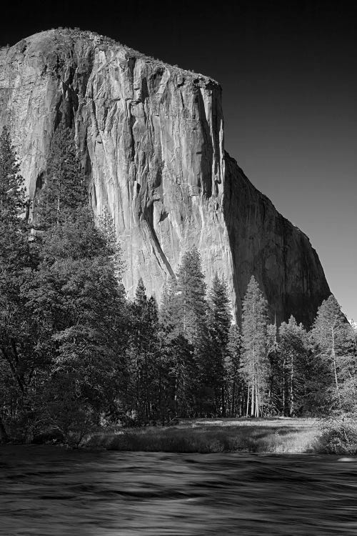 California, Yosemite National Park. El Capitan And Merced River