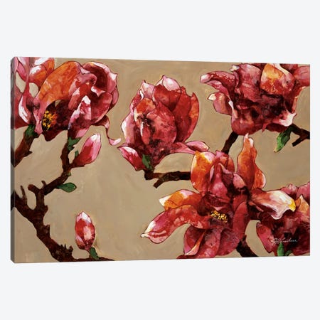 Elegant Magnolia Canvas Print #JKA1} by Joyce Kamikura Canvas Print