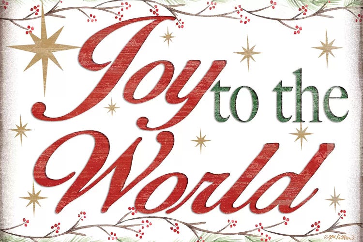 Joy to the World by Jen Killeen wall art