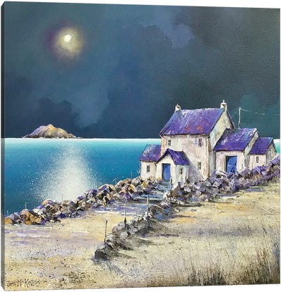 The Island Canvas Art Print - Cozy Cottage