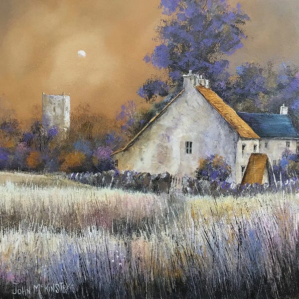 Cozy Cottage: Half Light by John Mckinstry