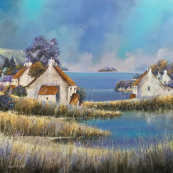 Cozy Cottage: South Coast Blue by John Mckinstry