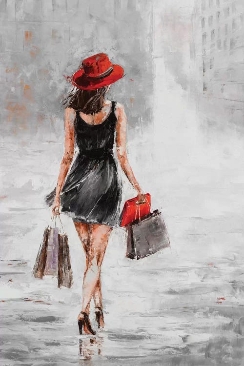 City Shopping I by Jolanta Kowalik wall art