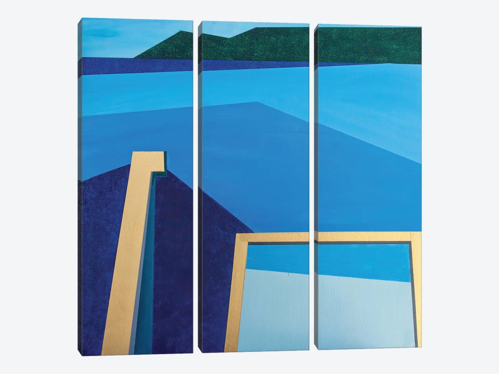 Pittwater Dreaming by Jack Story 3-piece Canvas Wall Art