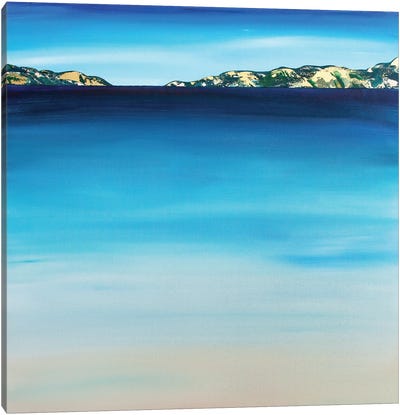 So Near And Yet So Far Canvas Art Print - Ocean Blues