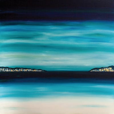 Emerald Dreams by Jack Story framed canvas print