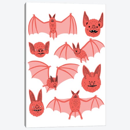 Bats Canvas Print #JKT46} by Jack Teagle Canvas Wall Art