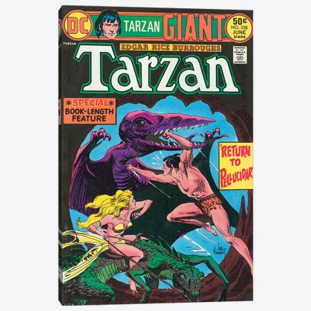 DC Tarzan® No 238 Canvas Print #JKU3} by Joe Kubert Canvas Art