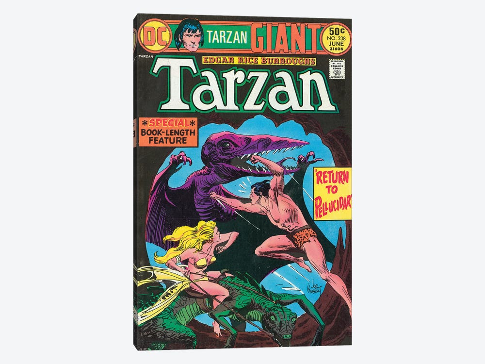 DC Tarzan® No 238 by Joe Kubert 1-piece Art Print