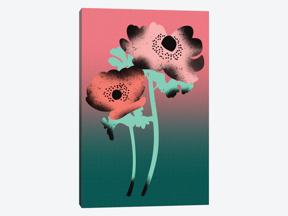 Anemone Flowers by Jordan Kay 1-piece Canvas Print