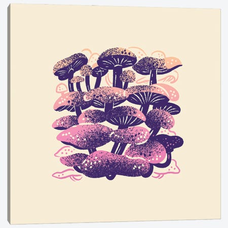 Red Mushrooms Canvas Print by LindseyKayCo | iCanvas