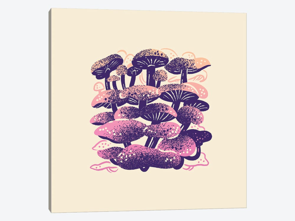 Mushrooms by Jordan Kay 1-piece Canvas Wall Art