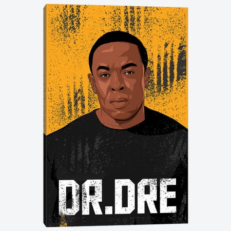 Dr. Dre Canvas Print #JKZ12} by Johnktrz Canvas Artwork