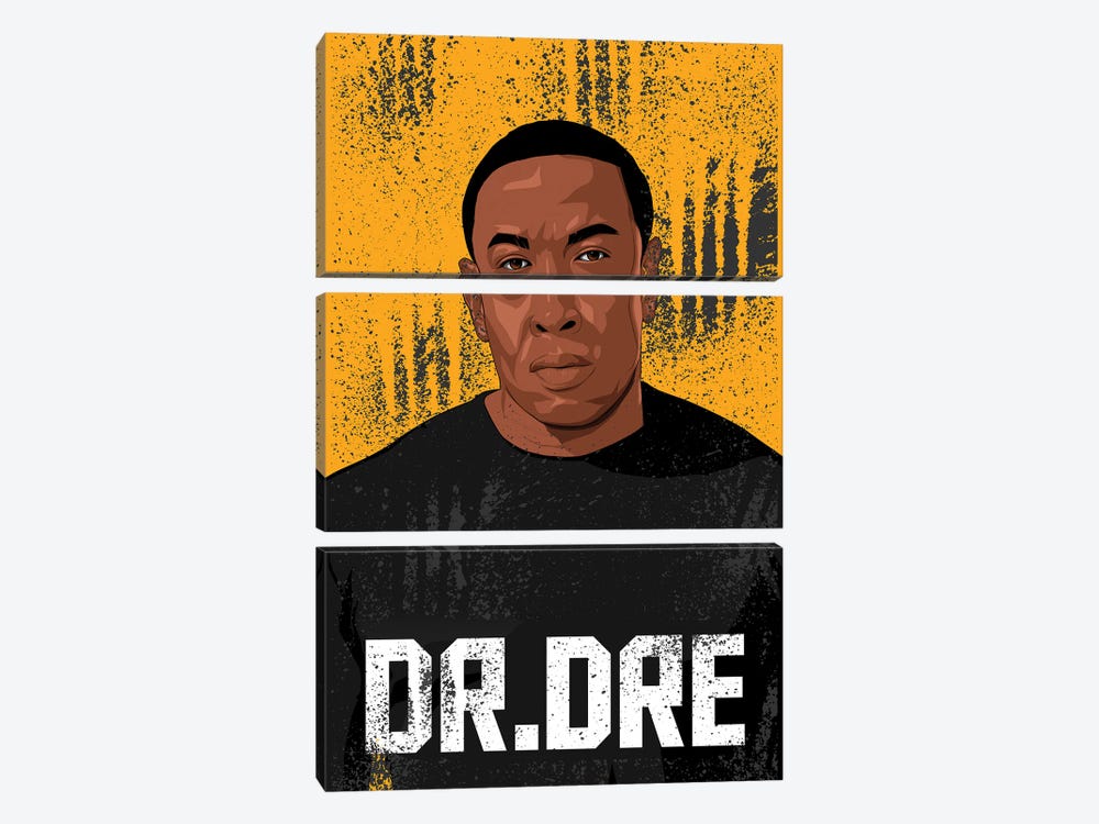 Dr. Dre by Johnktrz 3-piece Canvas Art