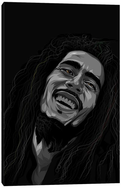 Bob Marley Canvas Art Print - Johnktrz