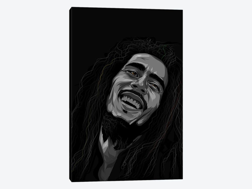 Bob Marley by Johnktrz 1-piece Canvas Artwork