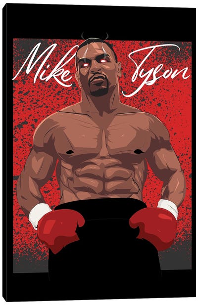 Mike Tyson Canvas Art Print - Gym Art