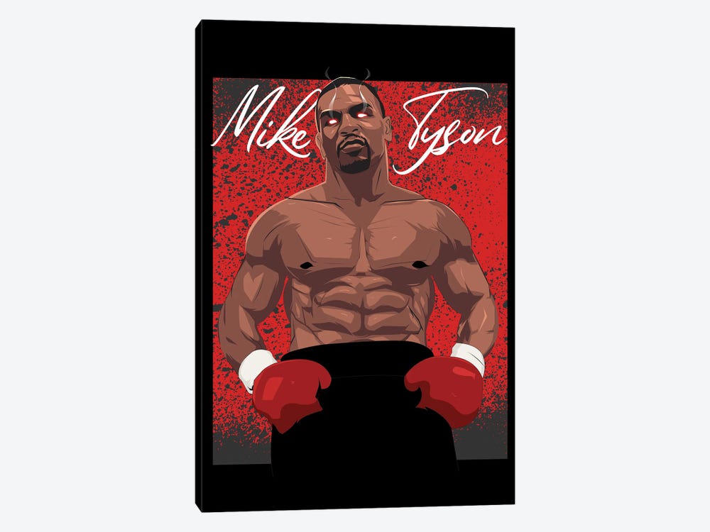 Mike Tyson by Johnktrz 1-piece Canvas Print