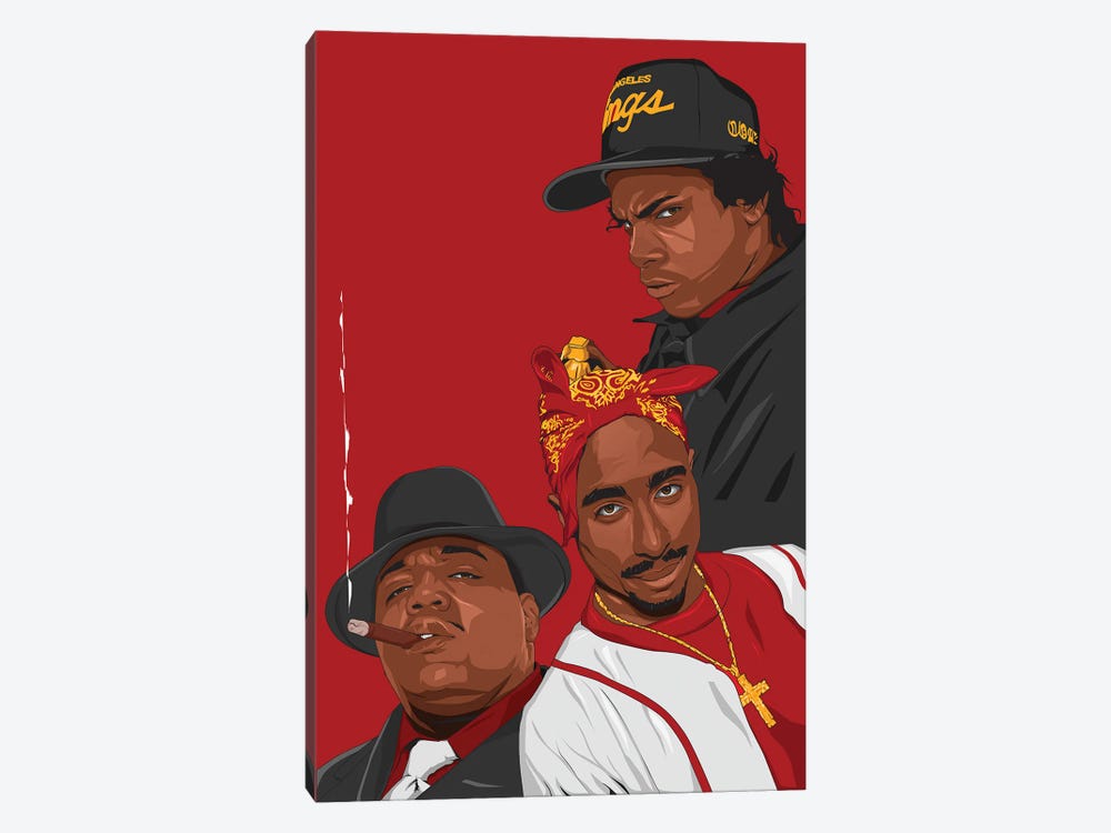 Rap Legends IV by Johnktrz 1-piece Canvas Artwork