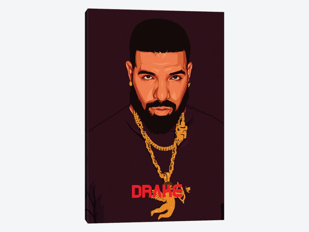Drake by Johnktrz 1-piece Canvas Print