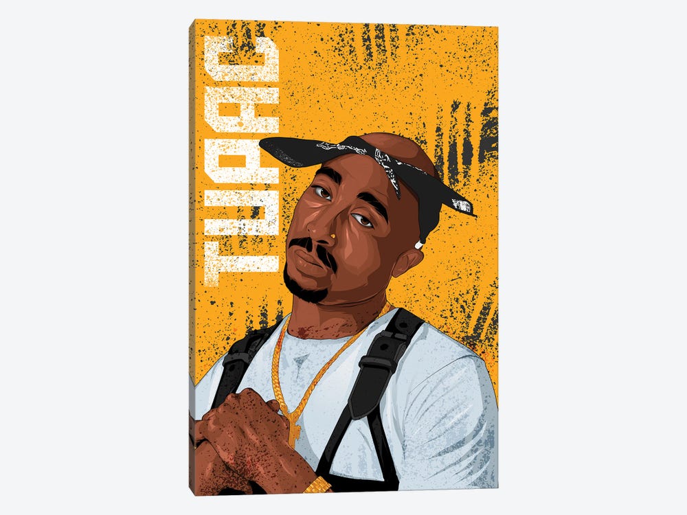 Tupac Shakur by Johnktrz 1-piece Canvas Art Print