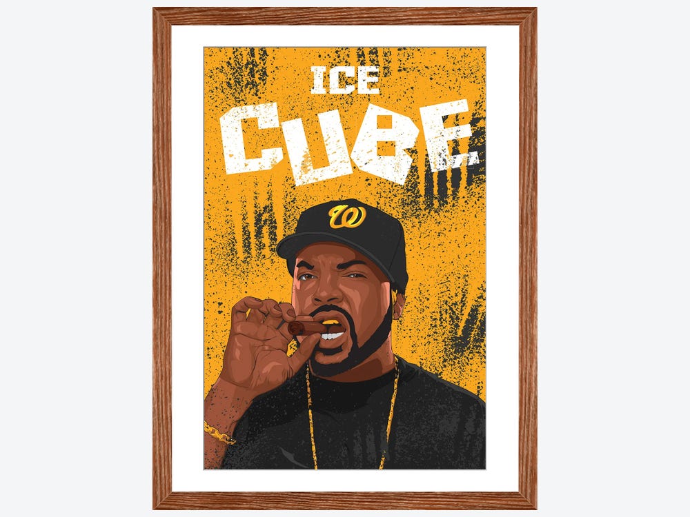 Ice Cube Canvas by Art Johnktrz iCanvas 