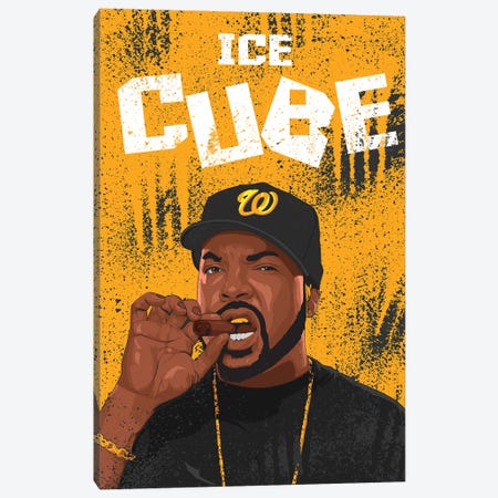 Ice Cube Canvas Print #JKZ9} by Johnktrz Canvas Print